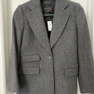 New Banana Republic wool blend lined Jacket